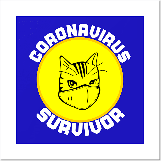 CORONAVIRUS SURVIVOR Wall Art by NASMASHOP